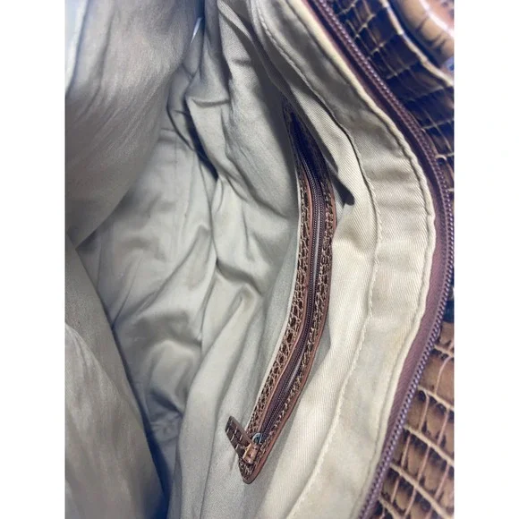 Coldwater Creek Purse with Free Charm Tan Beige Brown Tote Bag Handbag Womens‎ - Picture 3 of 12